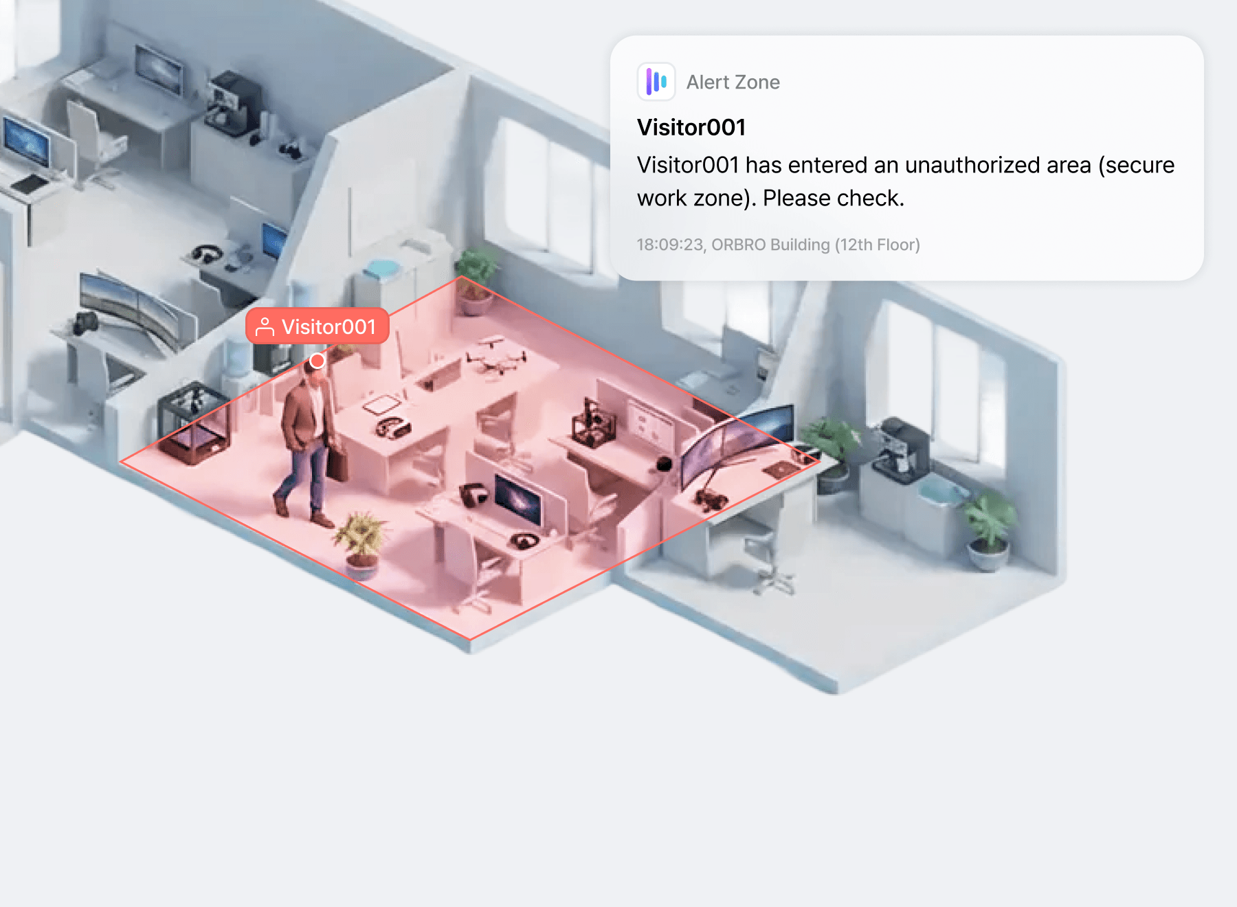 방문객 위치기반 출입 통제 및 관리